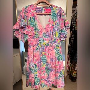 EUC Lilly Pulitzer Blaire Fit and Flare Stretch Dress